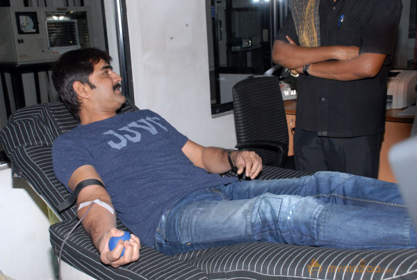 Actors Blood Donation stills