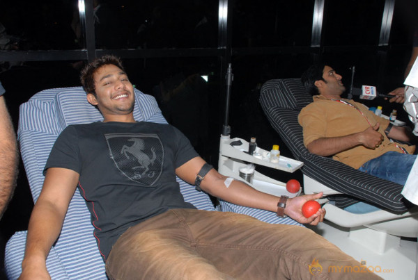 Actors Blood Donation stills