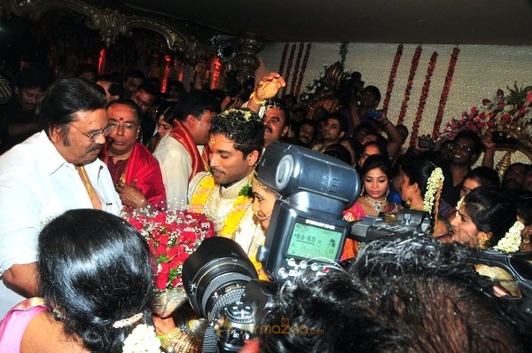 Allu Arjun, Sneha Reddy Wedding Photos