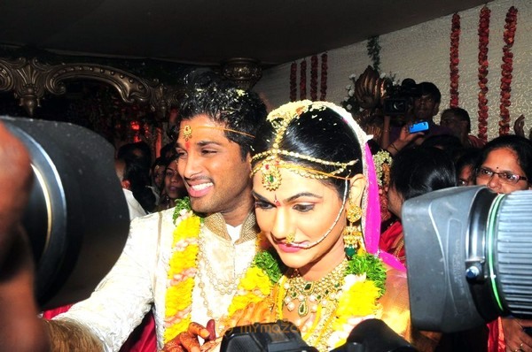 Allu Arjun, Sneha Reddy Wedding Photos