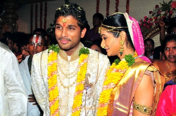 Allu Arjun, Sneha Reddy Wedding Photos