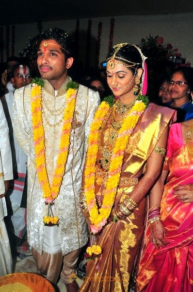 Allu Arjun, Sneha Reddy Wedding Photos