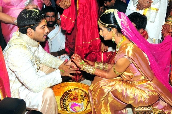 Allu Arjun, Sneha Reddy Wedding Photos