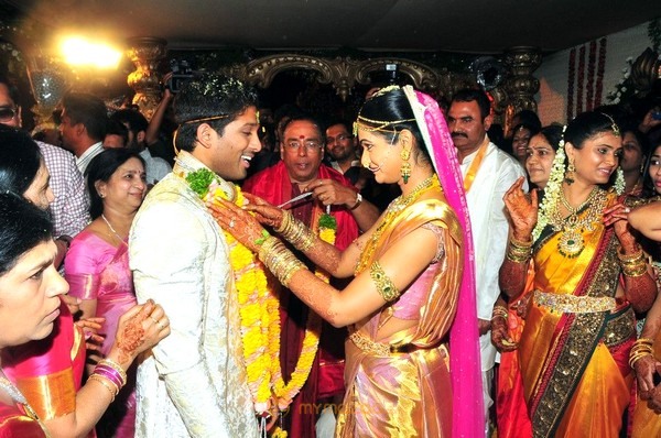 Allu Arjun, Sneha Reddy Wedding Photos