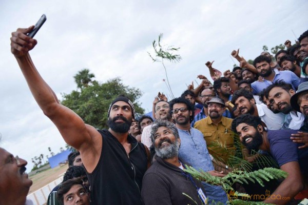 Baahubali Team participated in Haritha Haram Program | Prabhas, Rana and SS Rajamouli