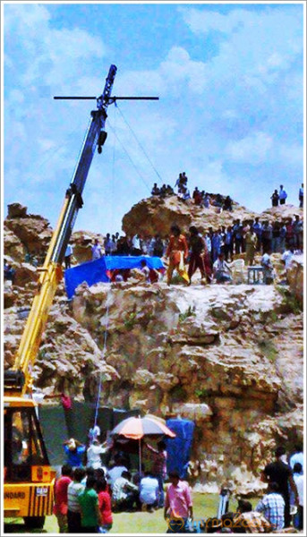 Bahubali Movie on Location Stills