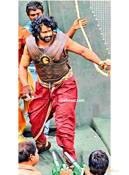 Bahubali Working Photos Stills