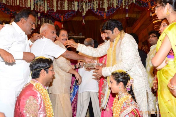 BalaKrishna Daughter Tejeswini Marriage Photos