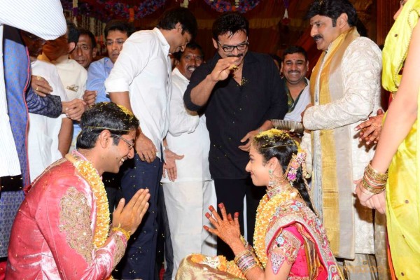 BalaKrishna Daughter Tejeswini Marriage Photos