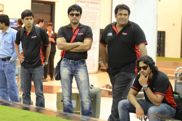 CCL 3 Telugu Warriors Team Practising At Ranchi 