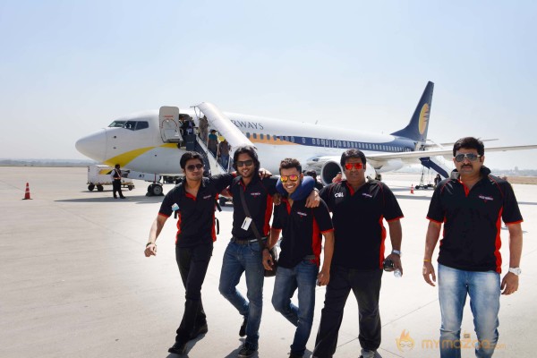 CCL 3 Telugu Warriors Team Practising At Ranchi 