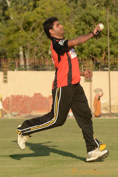 CCL 3 Telugu Warriors Team Practising At Ranchi 