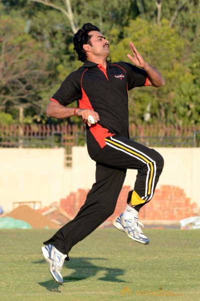 CCL 3 Telugu Warriors Team Practising At Ranchi 