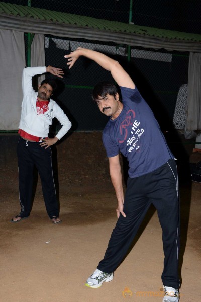 CCL 3 Telugu Warriors Team Practising For Semifinals 