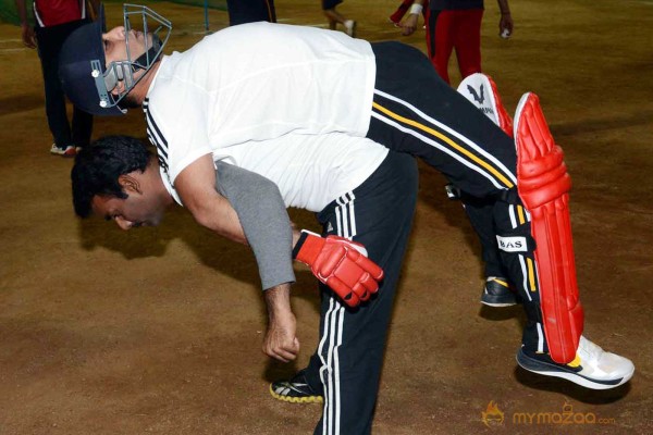 CCL 3 Telugu Warriors Team Practising For Semifinals 