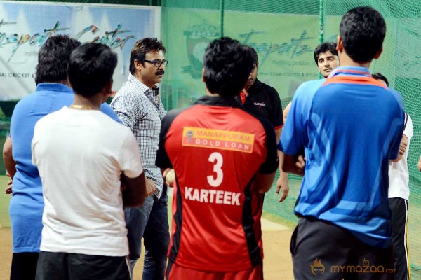 CCL 3 Telugu Warriors Team Practising For Semifinals 