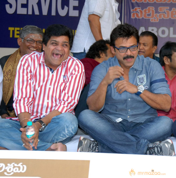 Celebs at Protest Against Service Tax - Photos