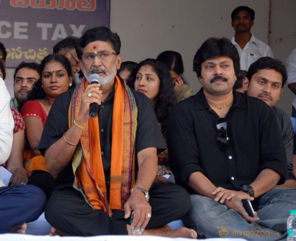 Celebs at Protest Against Service Tax - Photos