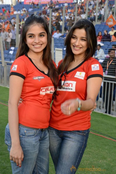 Celebs At Telugu Warriors Vs Bhojpuri Dabanggs CCL 3 Match  