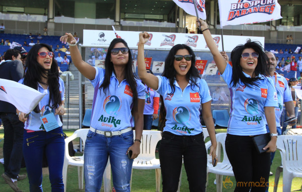 Celebs At Telugu Warriors Vs Bhojpuri Dabanggs CCL 3 Match  