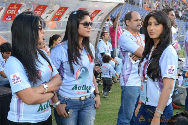 Celebs At Telugu Warriors Vs Bhojpuri Dabanggs CCL 3 Match  