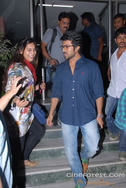 Charan's Naayak Premiere Show Photos