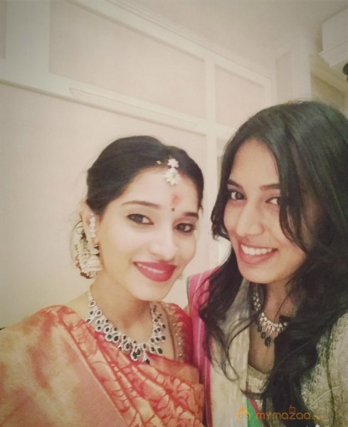 Hero Vikram's daughter Akshita engagement