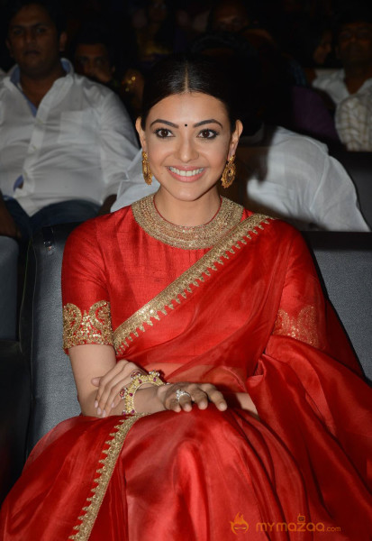 Kajal Aggarwal at Brahmotsavam Audio Launch Pictures