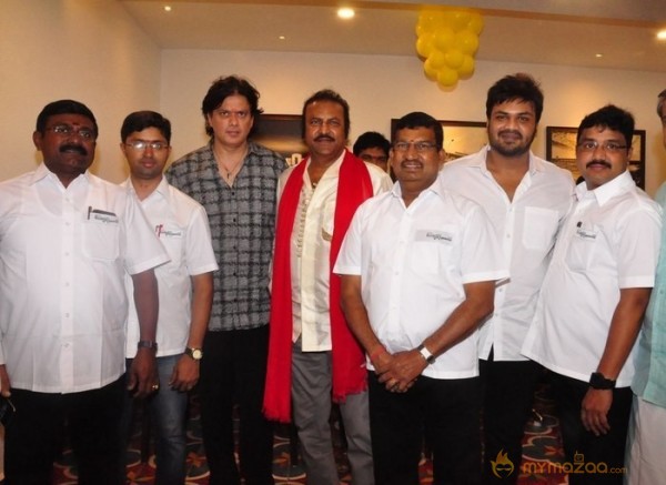 Manchu Mohan Babu Family @ Hotel Junior Kuppanna Release Stills