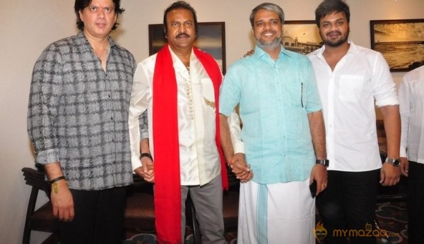 Manchu Mohan Babu Family @ Hotel Junior Kuppanna Release Stills