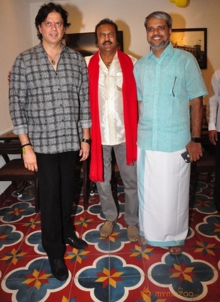 Manchu Mohan Babu Family @ Hotel Junior Kuppanna Release Stills