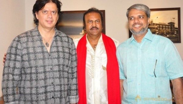 Manchu Mohan Babu Family @ Hotel Junior Kuppanna Release Stills