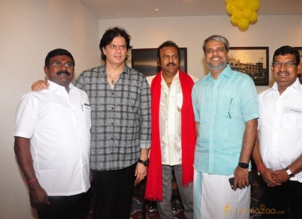 Manchu Mohan Babu Family @ Hotel Junior Kuppanna Release Stills