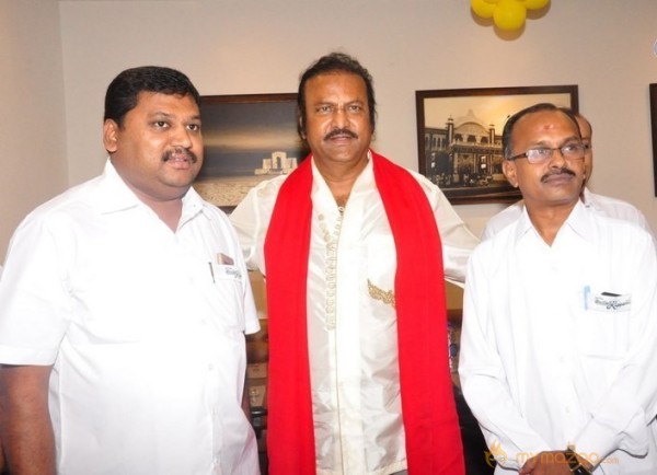 Manchu Mohan Babu Family @ Hotel Junior Kuppanna Release Stills