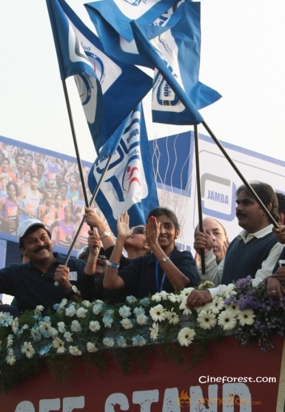 Megastar Chiranjeevi At 10k Run Photos