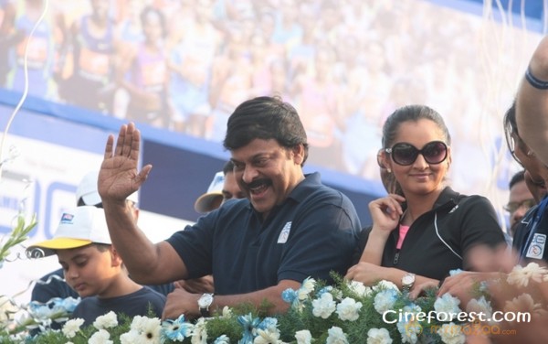 Megastar Chiranjeevi At 10k Run Photos