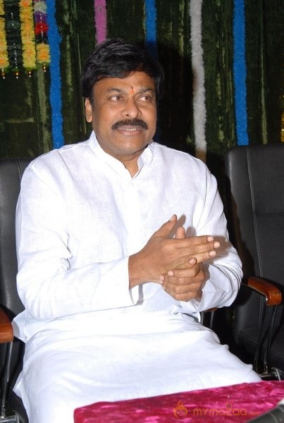 Megastar Chiranjeevi At Film nagar Temple Photos