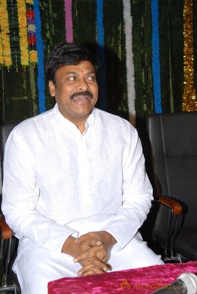 Megastar Chiranjeevi At Film nagar Temple Photos