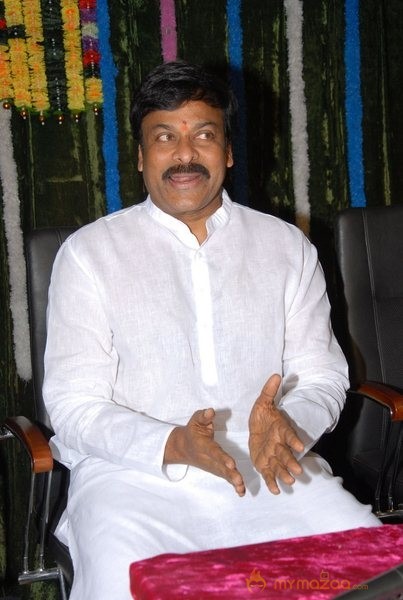 Megastar Chiranjeevi At Film nagar Temple Photos