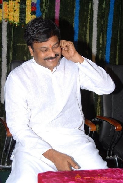 Megastar Chiranjeevi At Film nagar Temple Photos