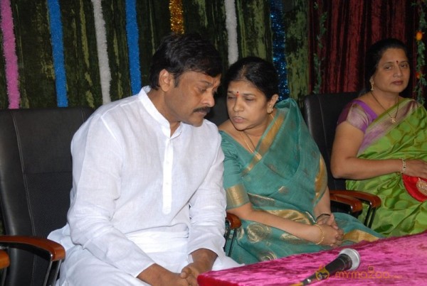 Megastar Chiranjeevi At Film nagar Temple Photos