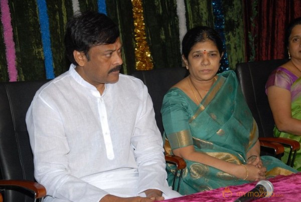 Megastar Chiranjeevi At Film nagar Temple Photos