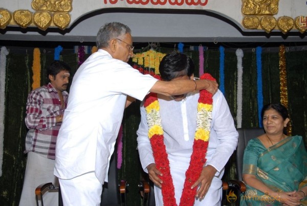 Megastar Chiranjeevi At Film nagar Temple Photos