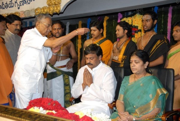 Megastar Chiranjeevi At Film nagar Temple Photos