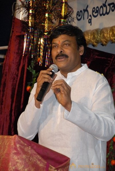 Megastar Chiranjeevi At Film nagar Temple Photos