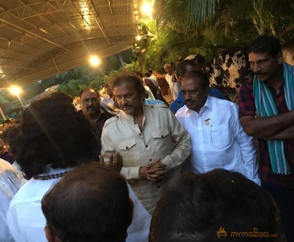 Mohan Babu visited Bull Show Event Stills