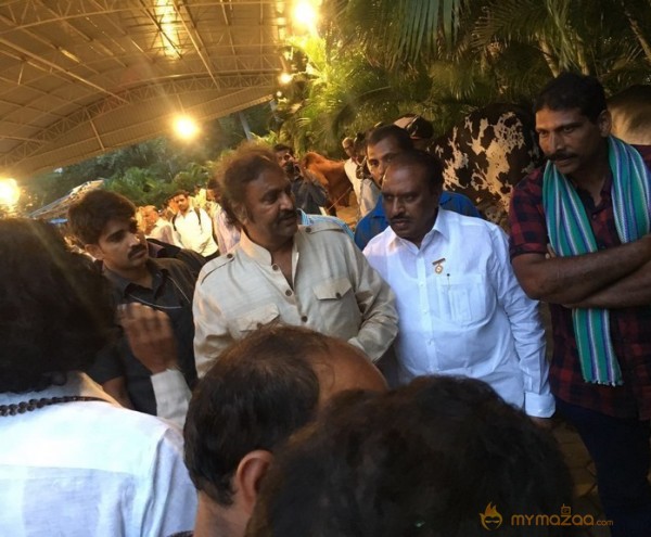 Mohan Babu visited Bull Show Event Stills