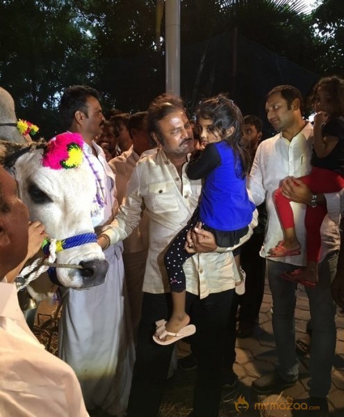 Mohan Babu visited Bull Show Event Stills