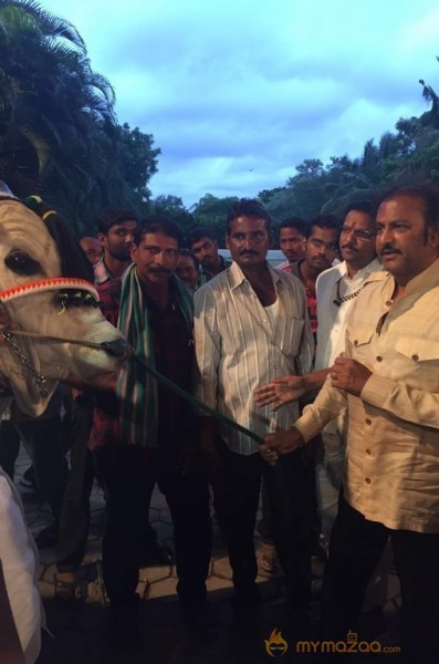 Mohan Babu visited Bull Show Event Stills