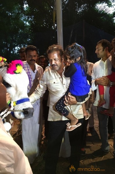 Mohan Babu visited Bull Show Event Stills